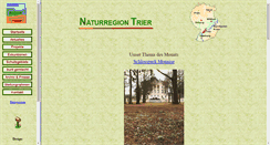 Desktop Screenshot of naturregion-trier.de