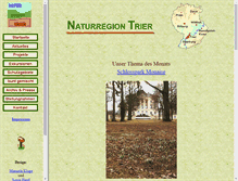 Tablet Screenshot of naturregion-trier.de
